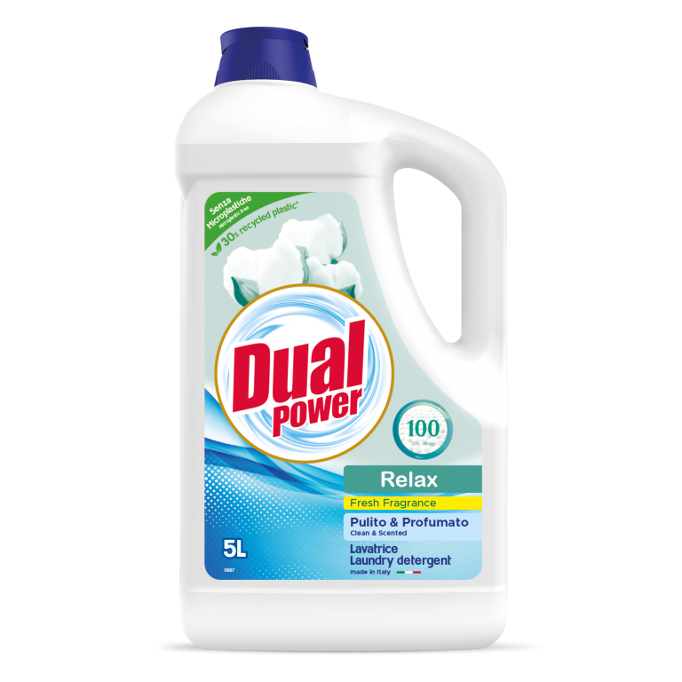 dual power liquid relax 100 washings